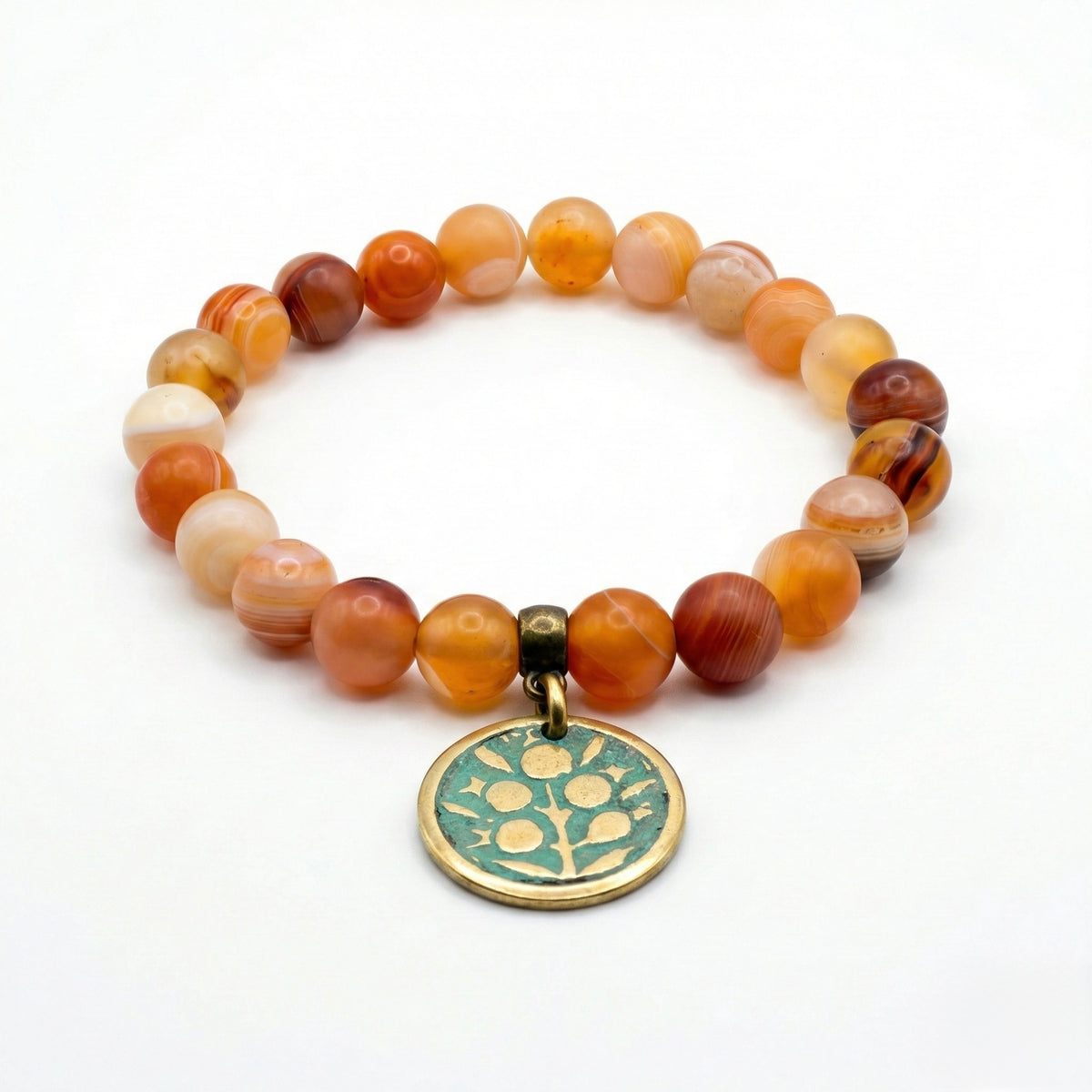 Bracelet PIAFCHIK with natural stones and detail with patterns