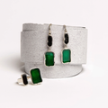 Sterling Silver Set The Shades of green