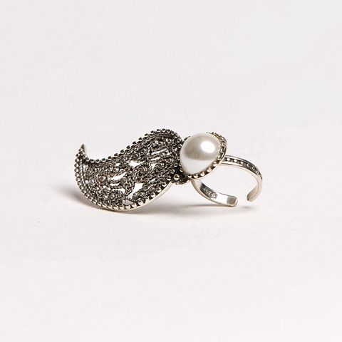 Sterling Silver Ring The Feather