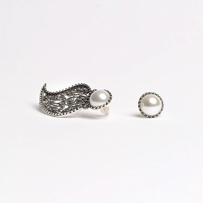 Sterling Silver Earrings The Feather