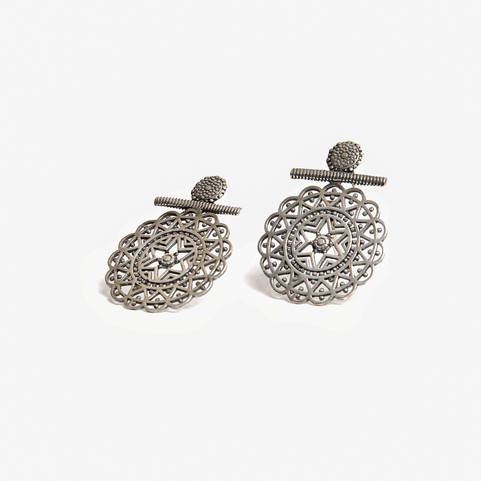 Sterling Silver Earrings The Flower