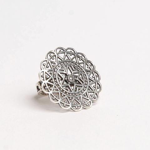 Sterling Silver Ring The Flower