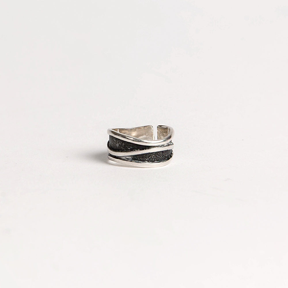 Sterling Silver Ring The Waves