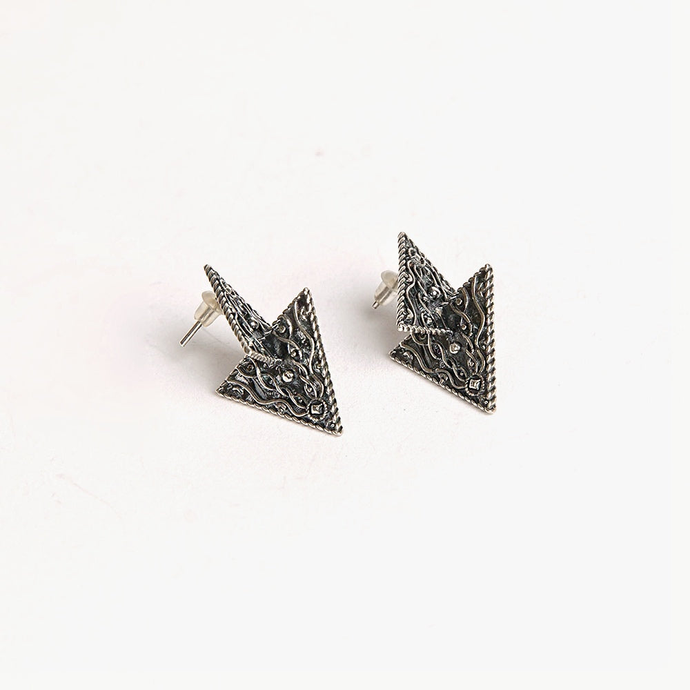 Sterling Silver earrings Triangles