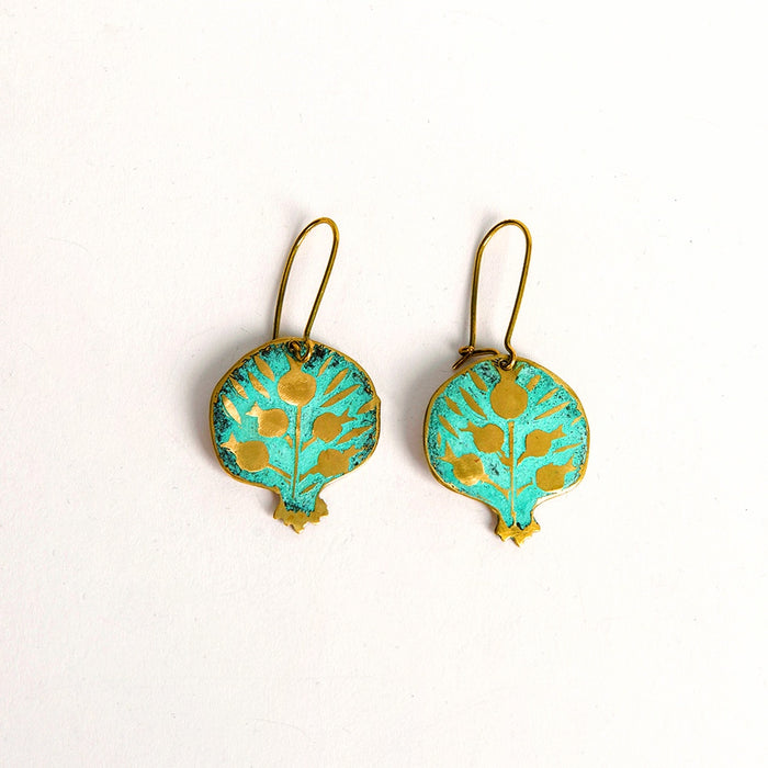 Big pomegranate earrings PIAFCHIK