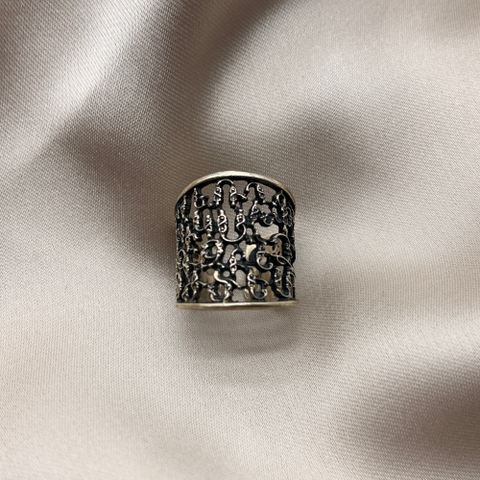 Sterling Silver Ring The Alphabet