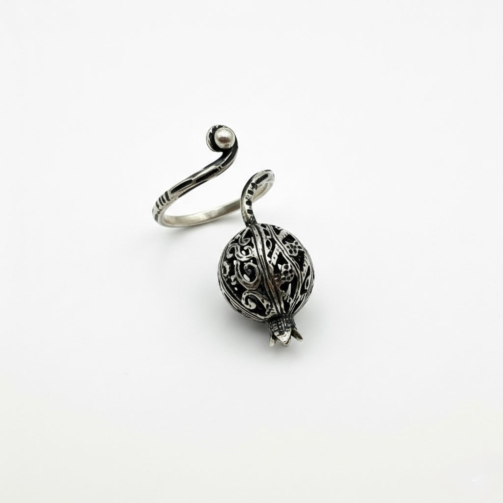 Sterling Silver Ring The Pomegranate