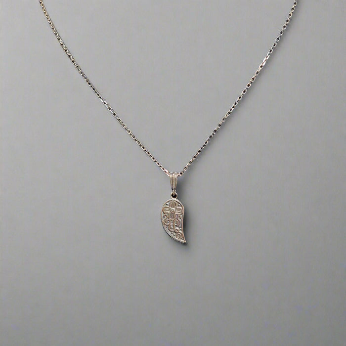 Sterling Silver necklace The Leaf