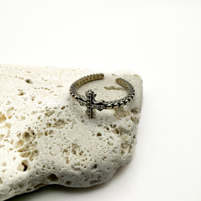 Sterling Silver Ring The Cross