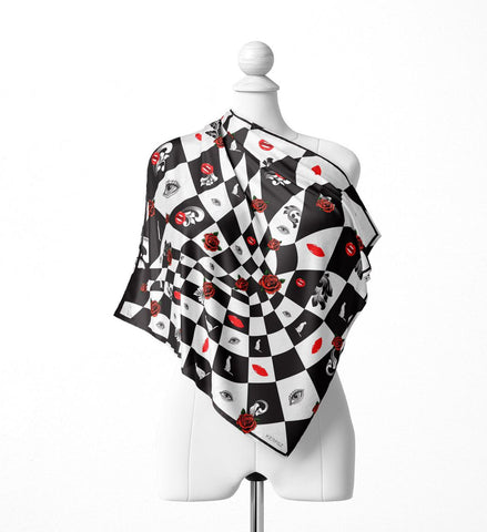 The Caucasian Leopard Black and White by Kerpaz