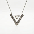 Hand made sterling silver ornamental pendant