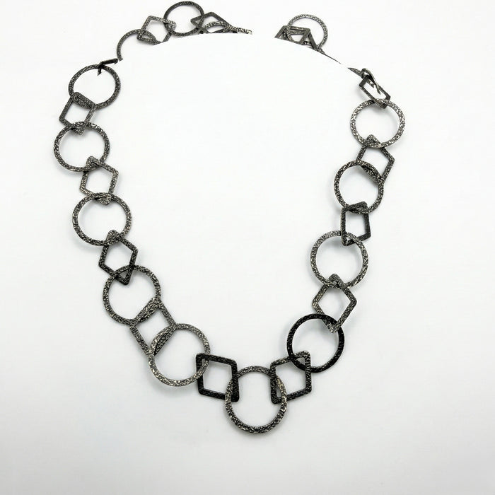 Sterling Silver necklace the Shapes