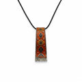 Sterling Silver pendant The Carpet Red