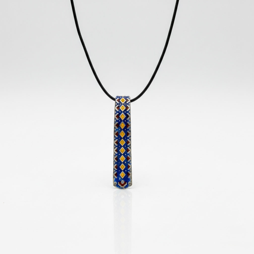 Sterling Silver pendant The Carpet Blue
