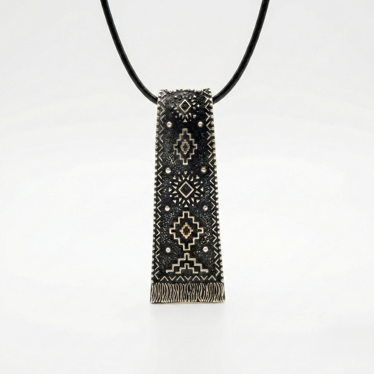 Sterling Silver pendant The Carpet Black