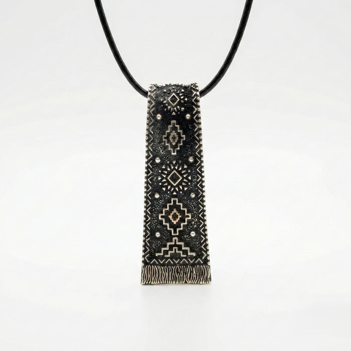 Sterling Silver pendant The Carpet Black