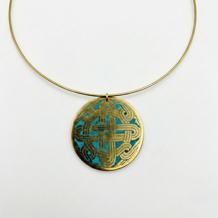 Hand made Necklace The Sun