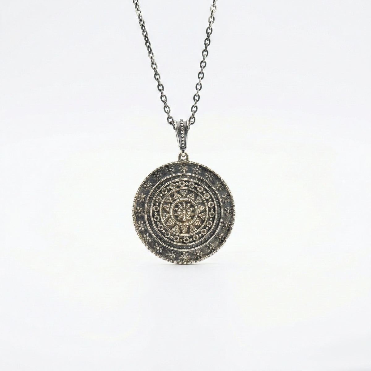 Sterling Silver pendant  The Mountains
