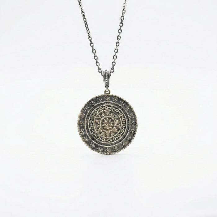 Sterling Silver pendant  The Mountains