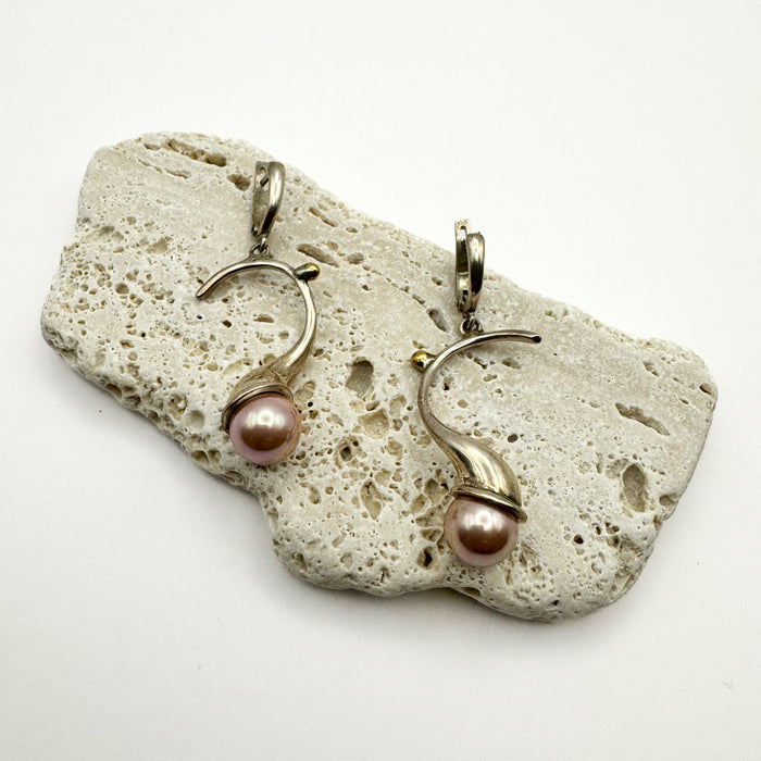 Sterling Silver Earrings The Pearrls