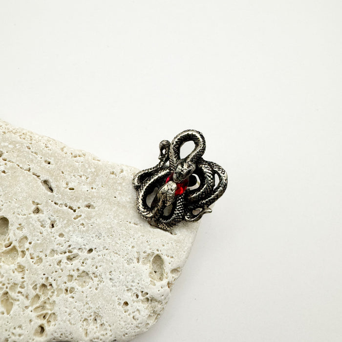 Sterling Silver Ring The Snakes