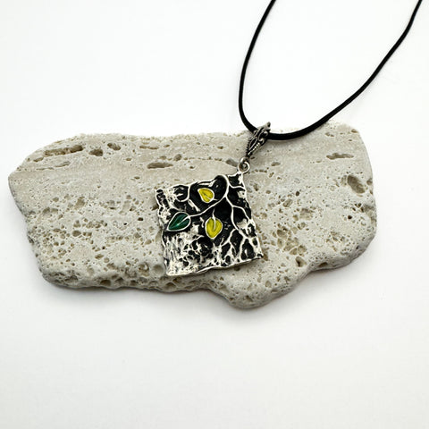 Sterling Silver Pendant The Leaves