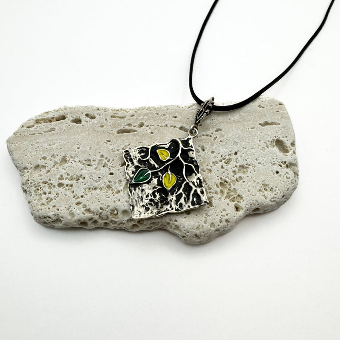 Sterling Silver Pendant The Leaves