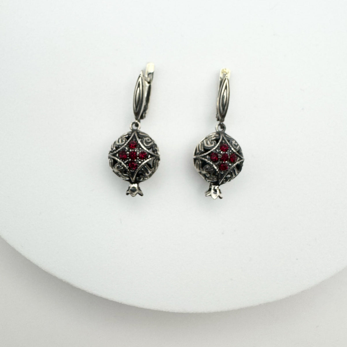 Sterling Silver Earrings The Pomegranate