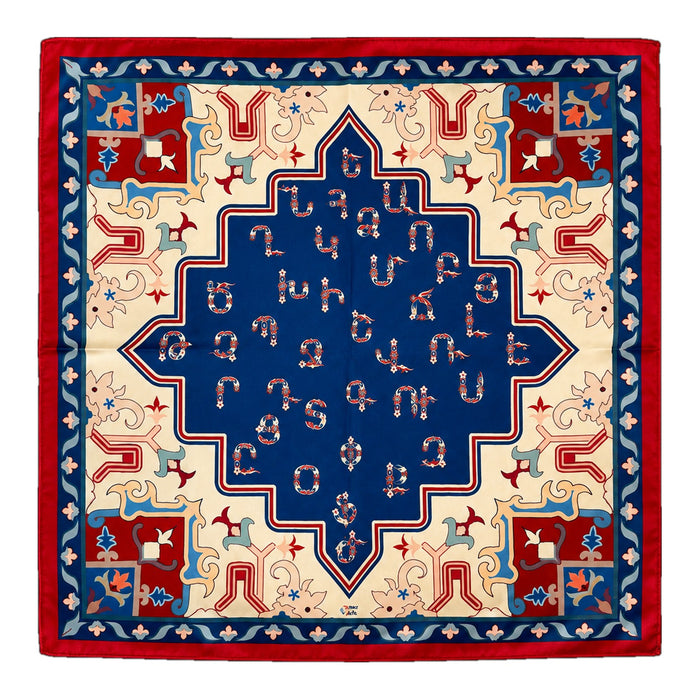 The Blue Carpet scarf by Taraz Art