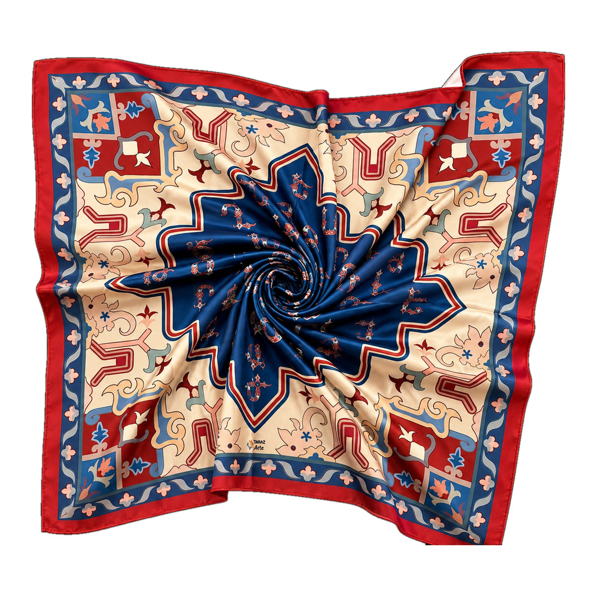 The Blue Carpet scarf by Taraz Art