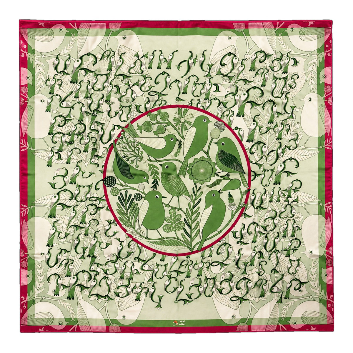 Garden of Birds scarf by Taraz Art