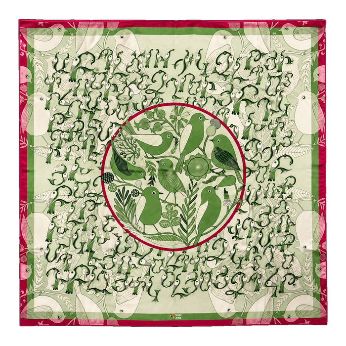 Garden of Birds scarf by Taraz Art