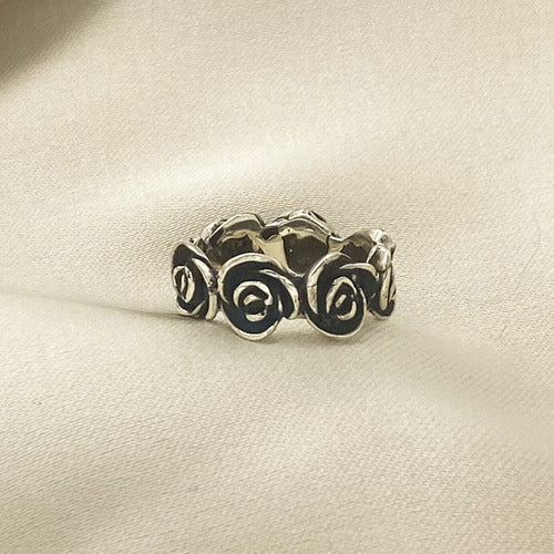 Sterling Silver Ring The Roses
