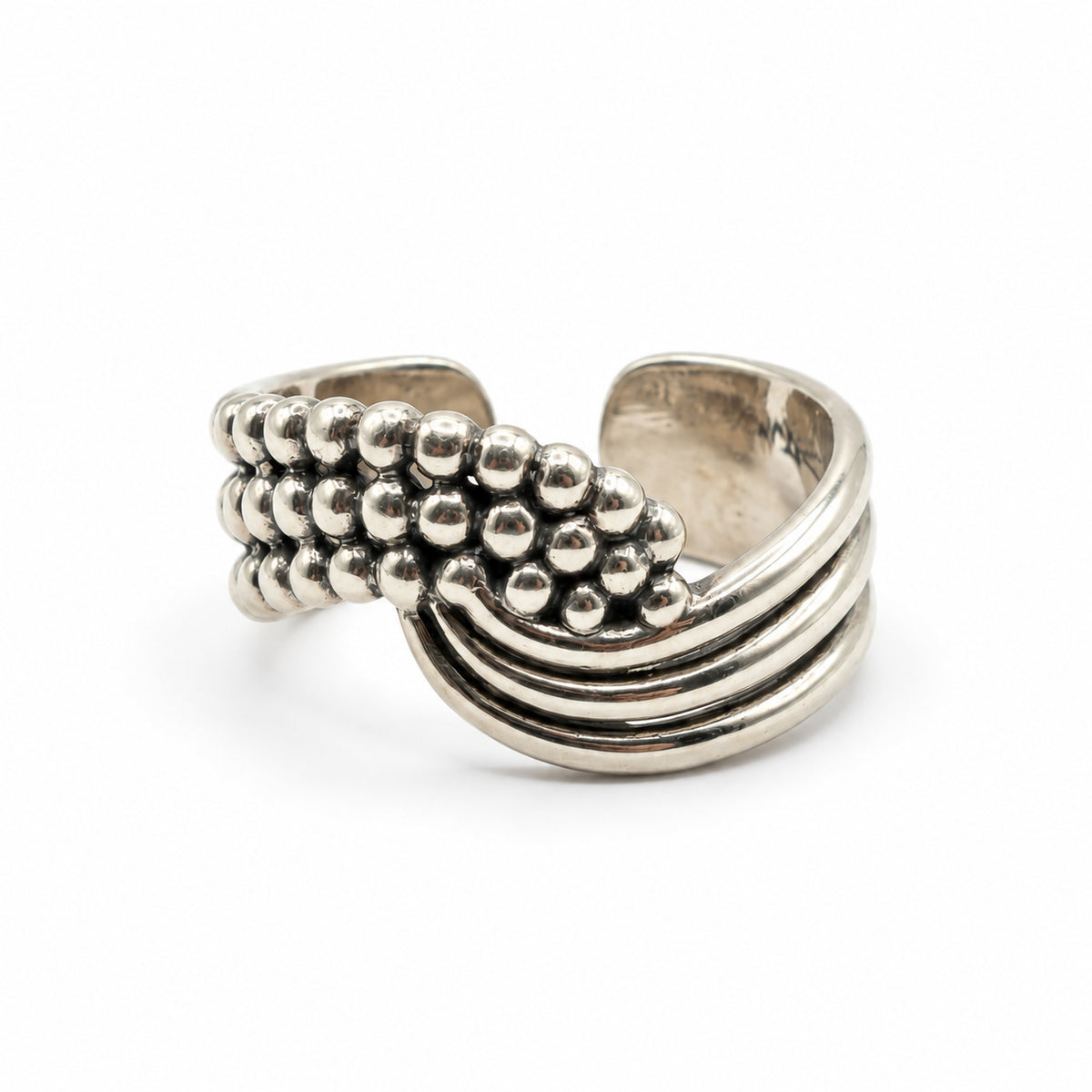 Sterling Silver Ring The Waves