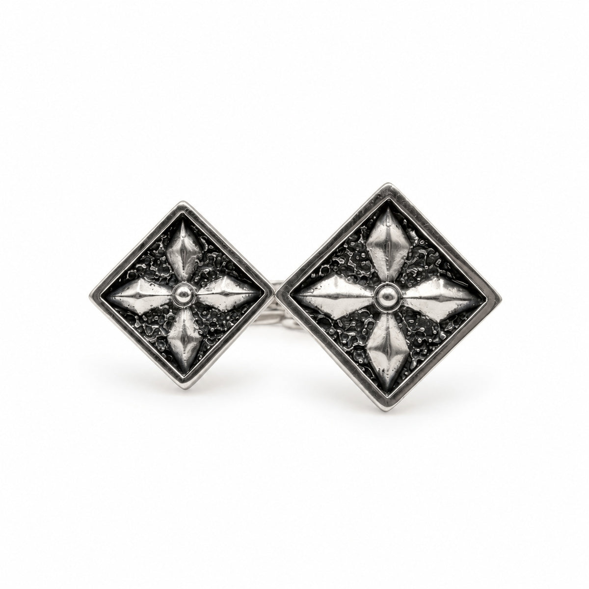 Sterling Silver Ring Gold Diamonds