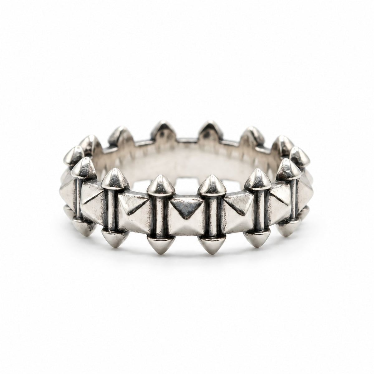 Sterling Silver Ring The Crown Band