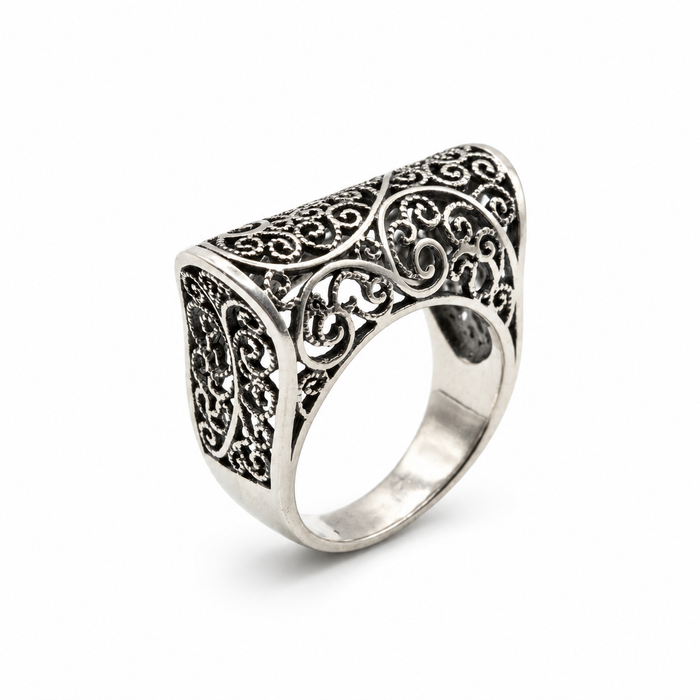 Sterling Silver Ring The Lace
