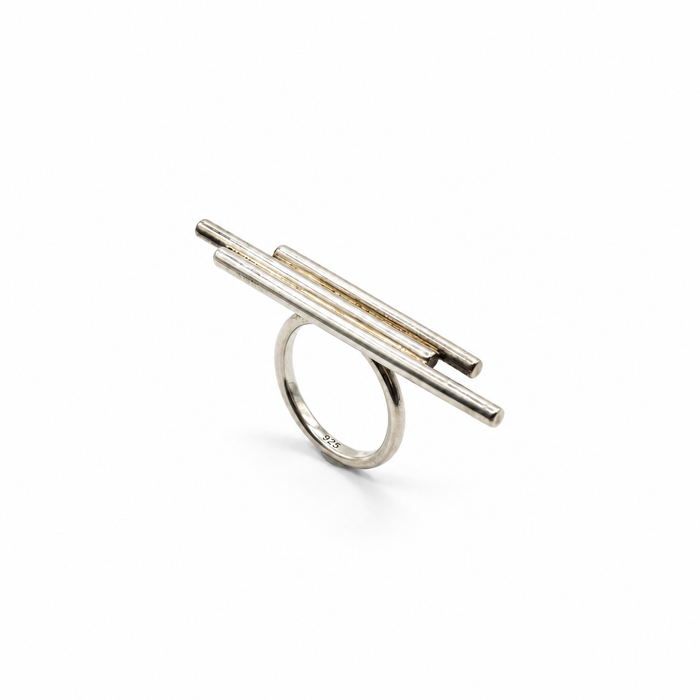 Sterling Silver Ring The Lines