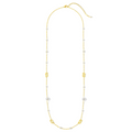 Beginning Pearl Logo Long Necklace