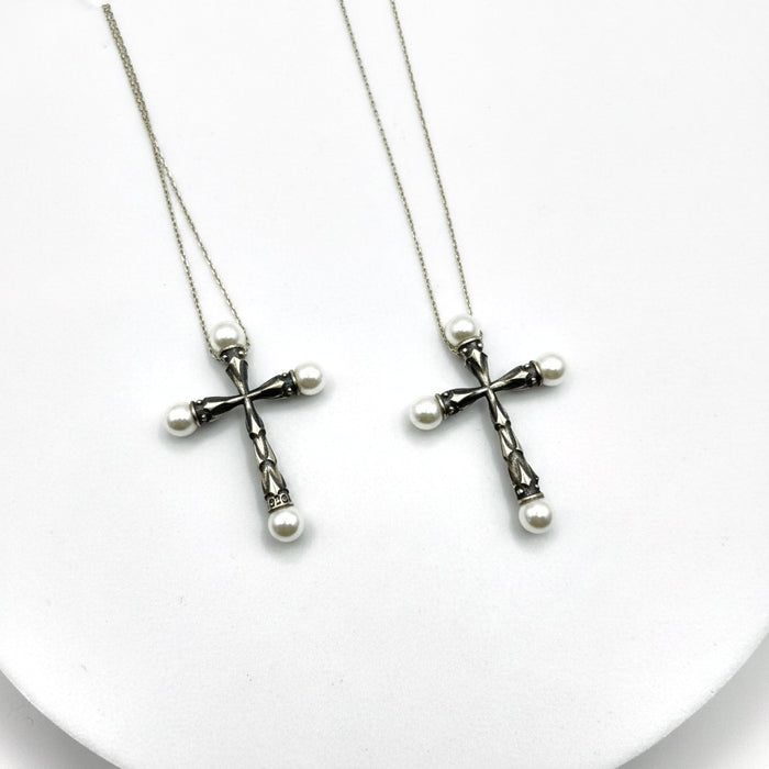 Sterling Silver Cross The drops