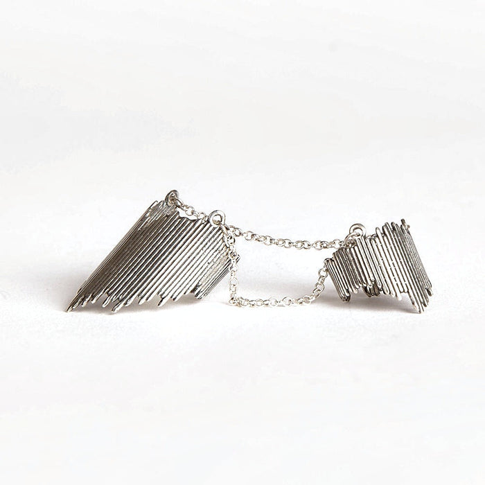 Sterling Silver double-ring