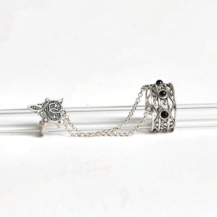 Sterling Silver Double Ring