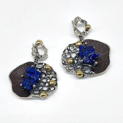 Sterling Silver Earrings The Blue Rock