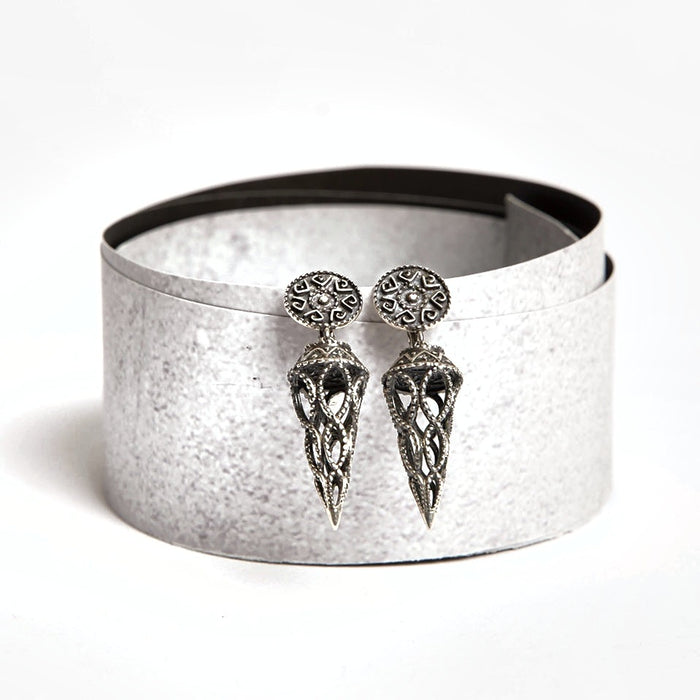 Sterling Silver Earrings The Cone