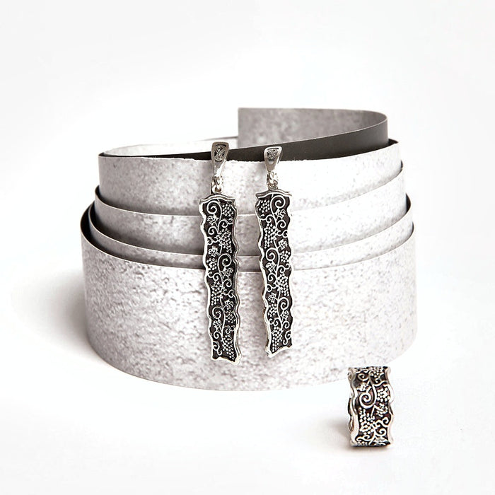 Sterling Silver Earrings The Grapes