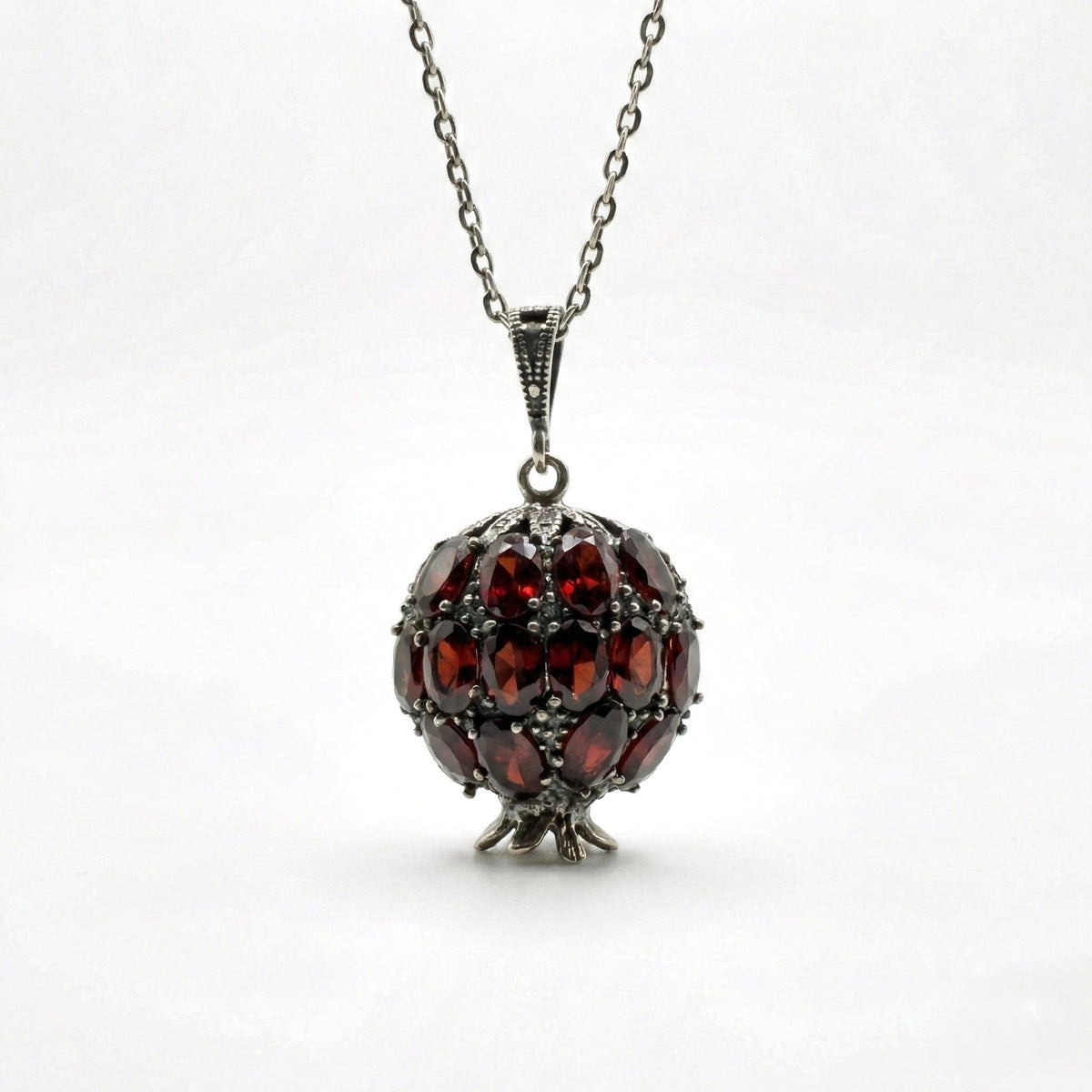 Sterling Silver pendant The Pomegranate seed