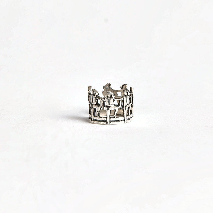 Sterling Silver Ring The Dance