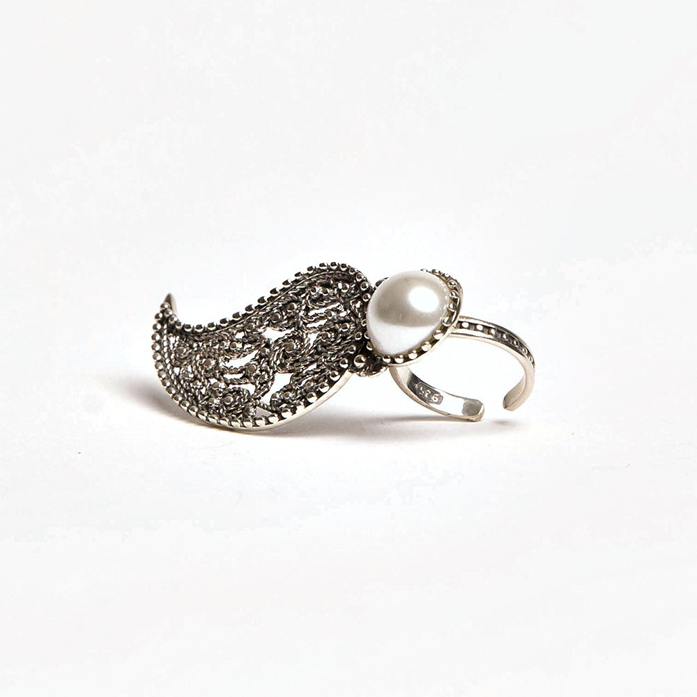 Sterling Silver Ring The Feather