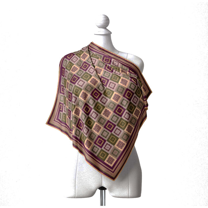 The Manuscript brown scarf