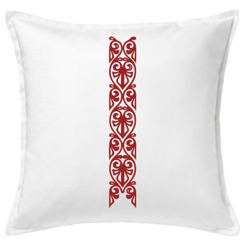 Pillow cover white with Ornament